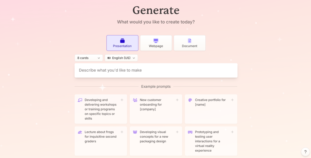Gamma AI PPT Maker